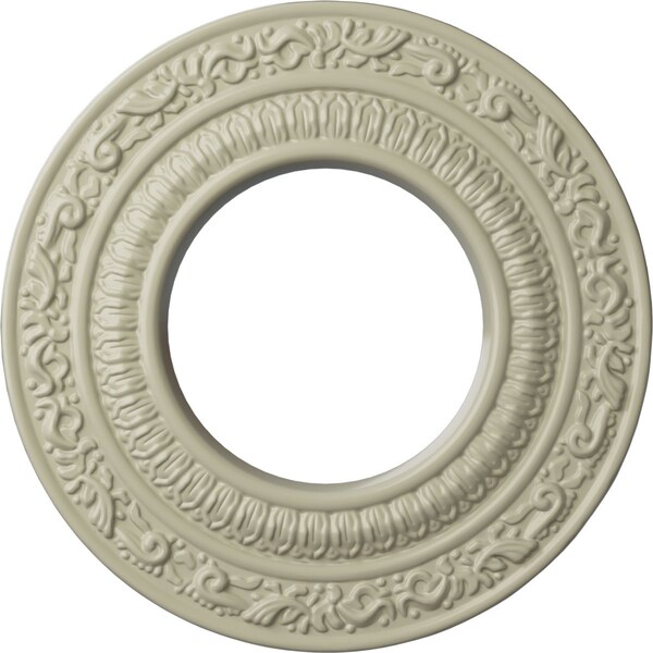 Ekena Millwork Andrea Ceiling Medallion (Fits Canopies up to 4 1/8"), 8 1/8"OD x 4 1/8"ID x 1/2"P, Clear Yellow CM08ADCYF - main